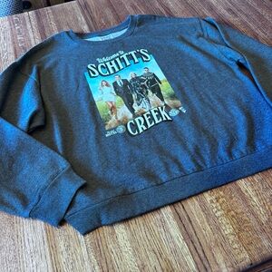 Schitt's Creek Grey Graphic Sweatshirt Long Sleeve Size XXL